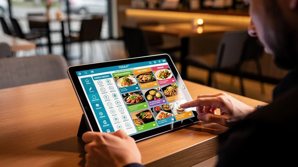 Personalizar diseño de menú digital para restaurante