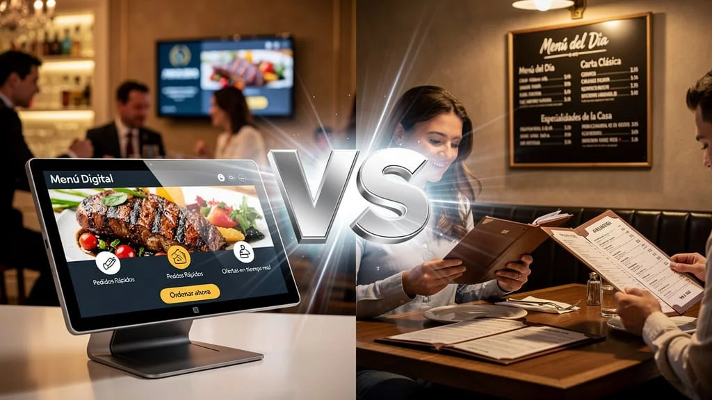 Menú Digital o Físico: ¿Cuál es Mejor para tu Restaurante?